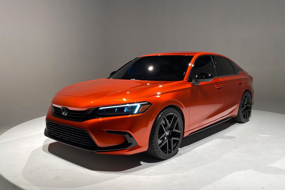 Hãng Honda ra mắt bản sản xuất dòng xe ô tô Honda Civic 2022