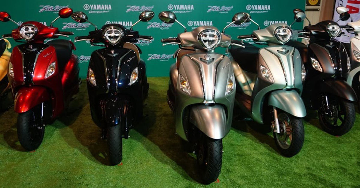 Thiết kế xe máy Yamaha Grande Hybrid 2020